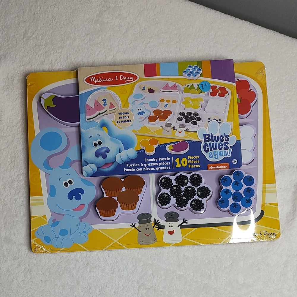 Melissa & Doug Blue's Clues Colorful Chunky Puzzle